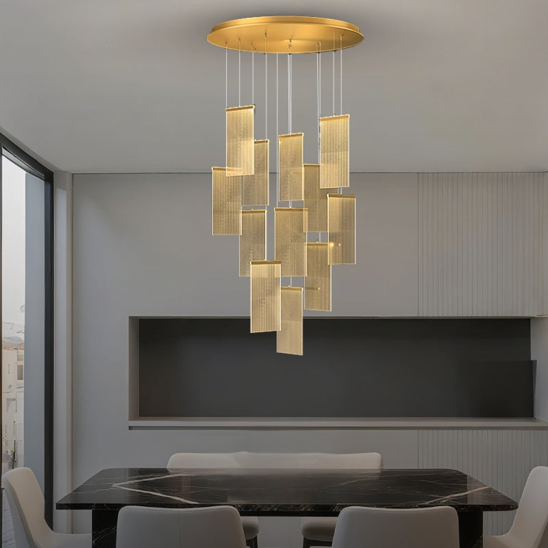 acrylic hanging lights for dining room