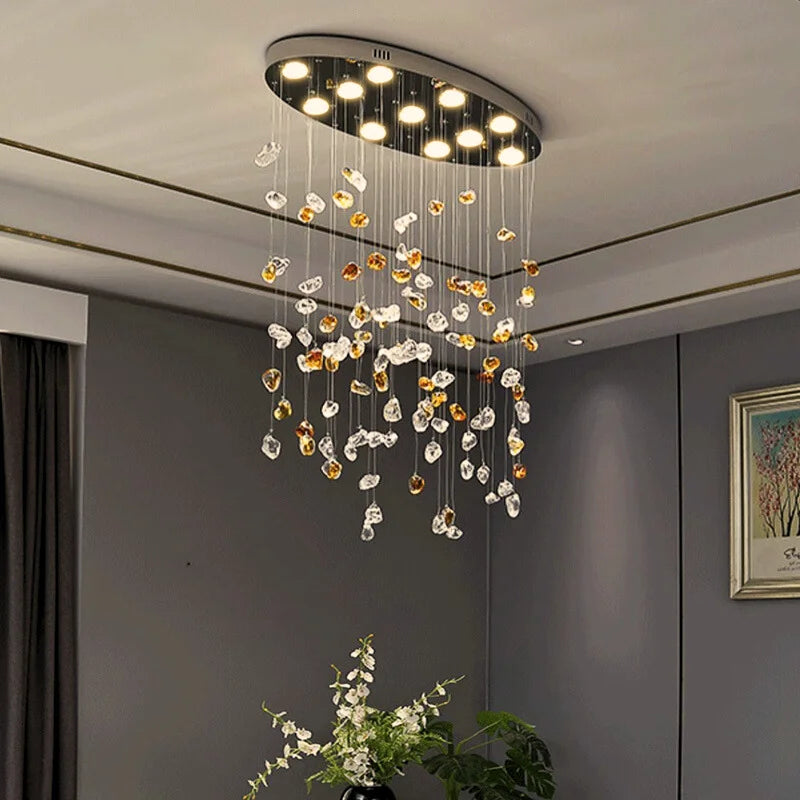 alabaster stone chandelier​