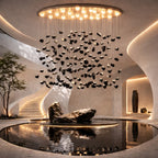 YOOGEE statement chandelier for dining room and foyer lighting