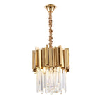 YOOGEE Astra crystal pendant light for luxury dining room and kitchen island lighting