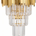 Luxury crystal wall light by YOOGEE for sophisticated bedside and corridor decor