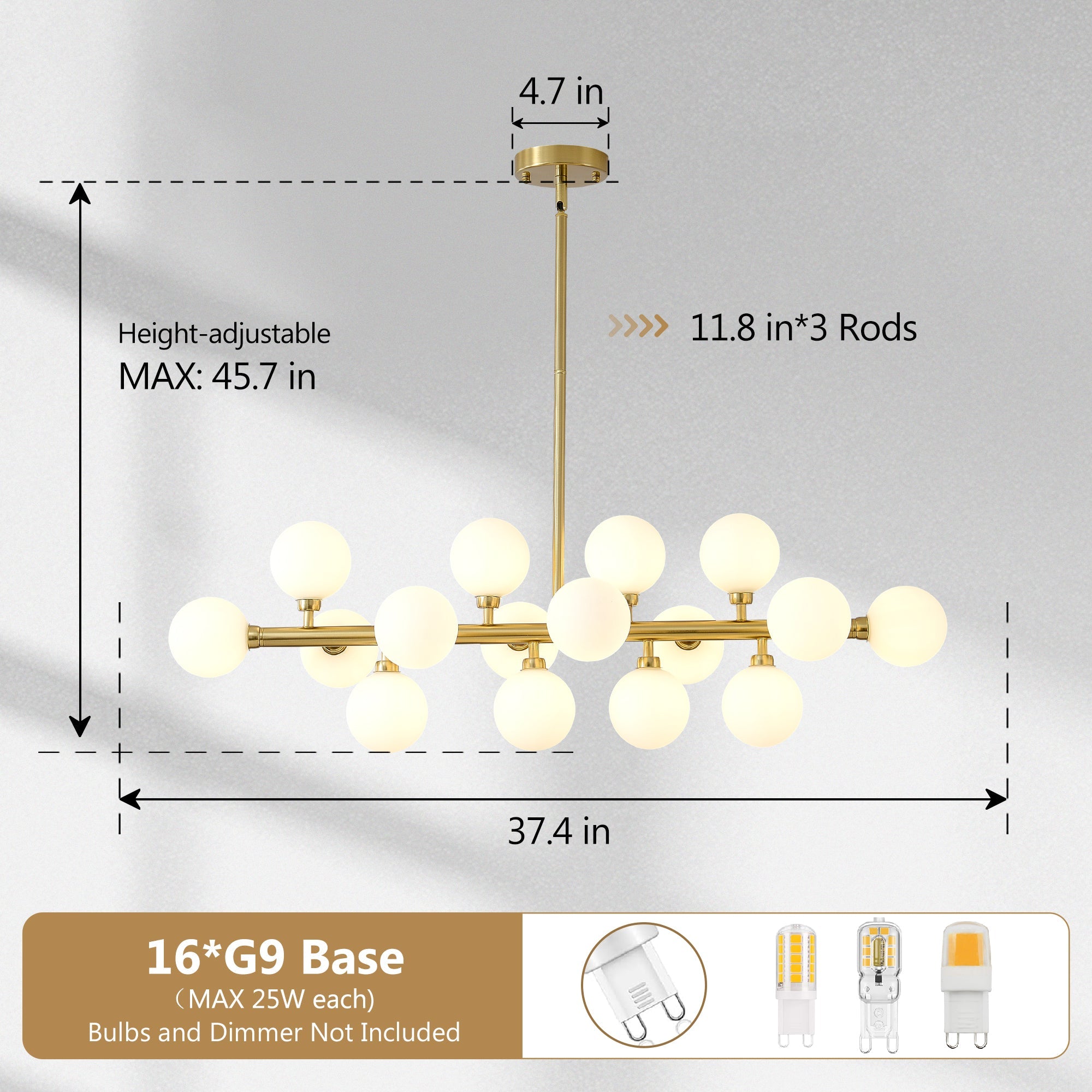Vesper 16-Light Pendant Light 5