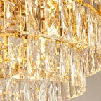 black and gold chandelier modern