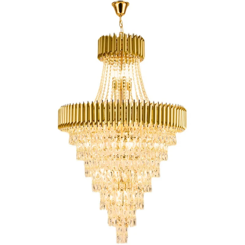 black and gold chandeliers