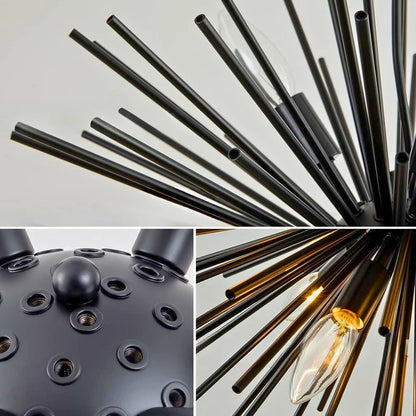 black and gold crystal chandelier