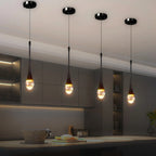 black and gold kitchen pendant lights