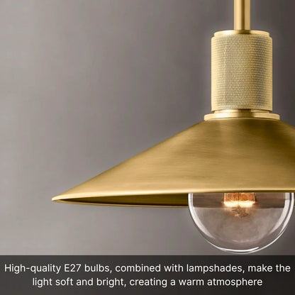 black and gold pendant light kitchen