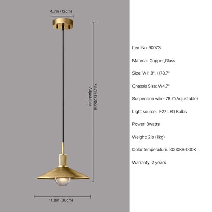 black and gold pendant lighting