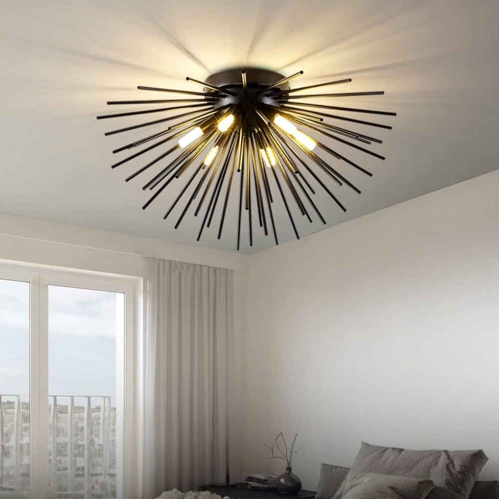 black ceiling light for living room