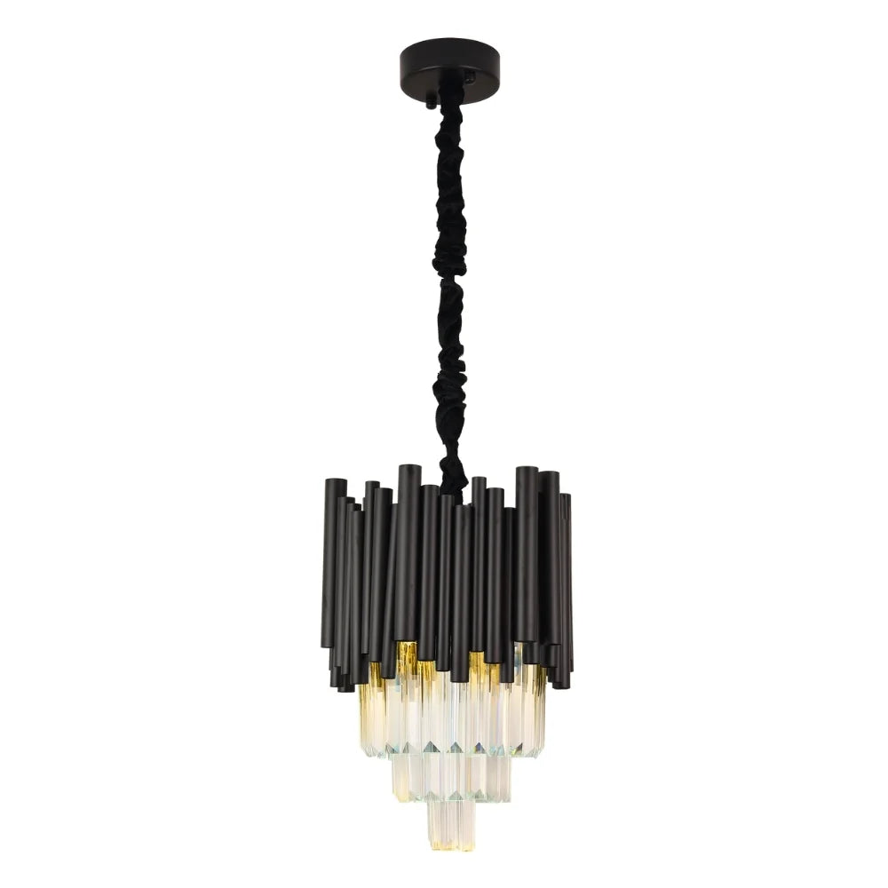 black pendant light