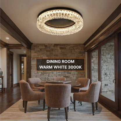 black flush mount lighting for home
