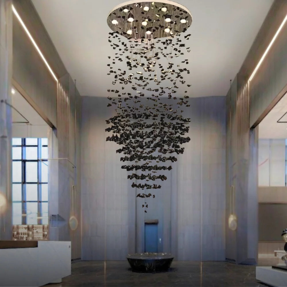 black globe pendant light