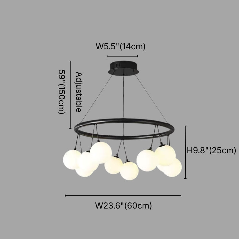 black iron chandelier