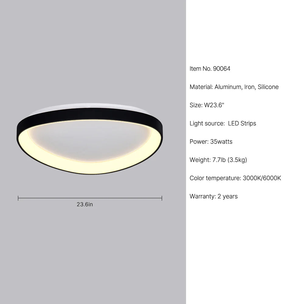 black led ceiling light