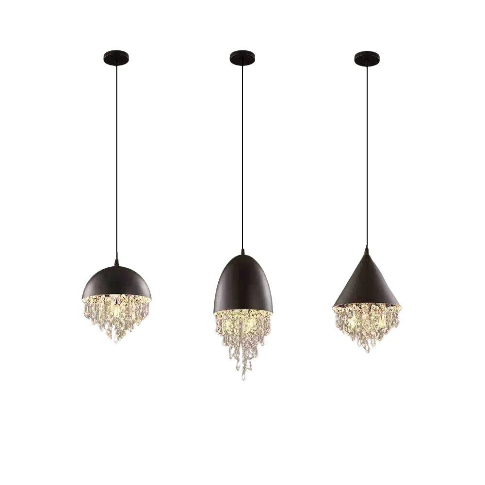 black_pendant_kitchen_lights