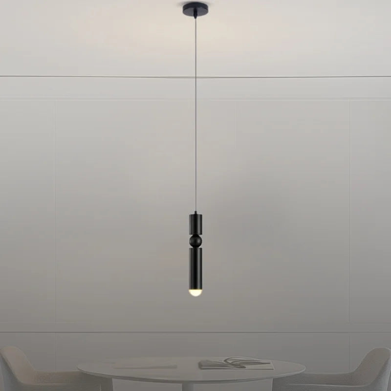 black pendant light for dining room