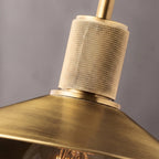Modern brass hanging pendant lamp by YOOGEE for elegant living space illumination