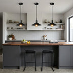 YOOGEE Brassa brass pendant light for warm luxury kitchen island and dining room lighting