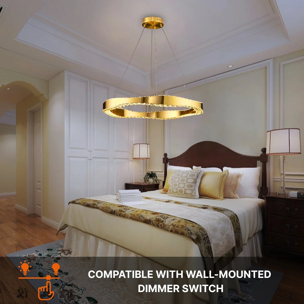bright colored chandeliers