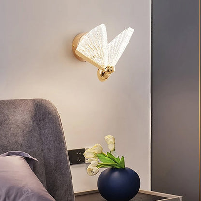 butterfly wall sconce