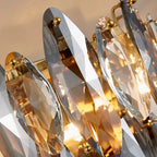 Cascadia decorative crystal wall sconce for upscale modern home interiors