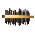 Celestial decorative wall sconce for warm ambient bedroom and hallway illumination