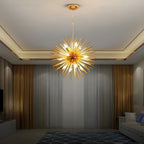 chandelier black and gold