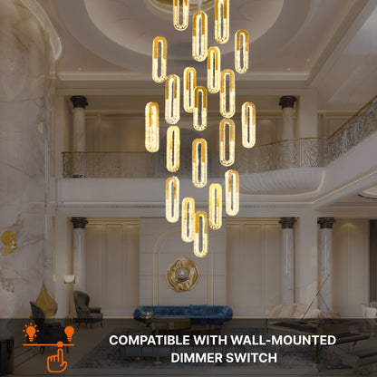chandelier for duplex house