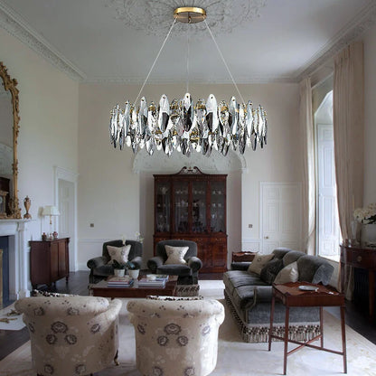 chandelier lighting for living room