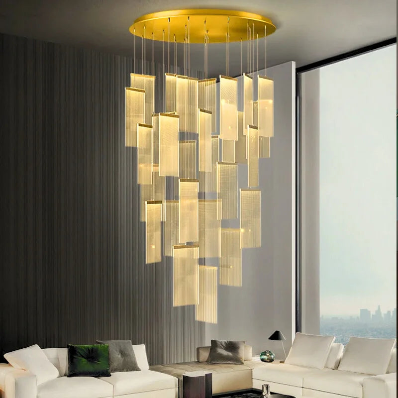 chandelier lights for staircase