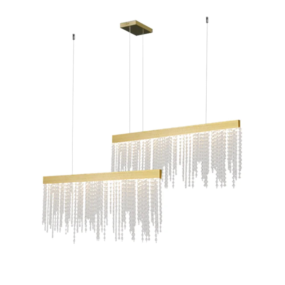 chrome chandelier chain