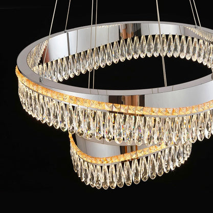 chrome modern chandelier small