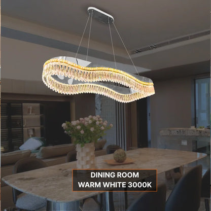 chrome modern chandeliers