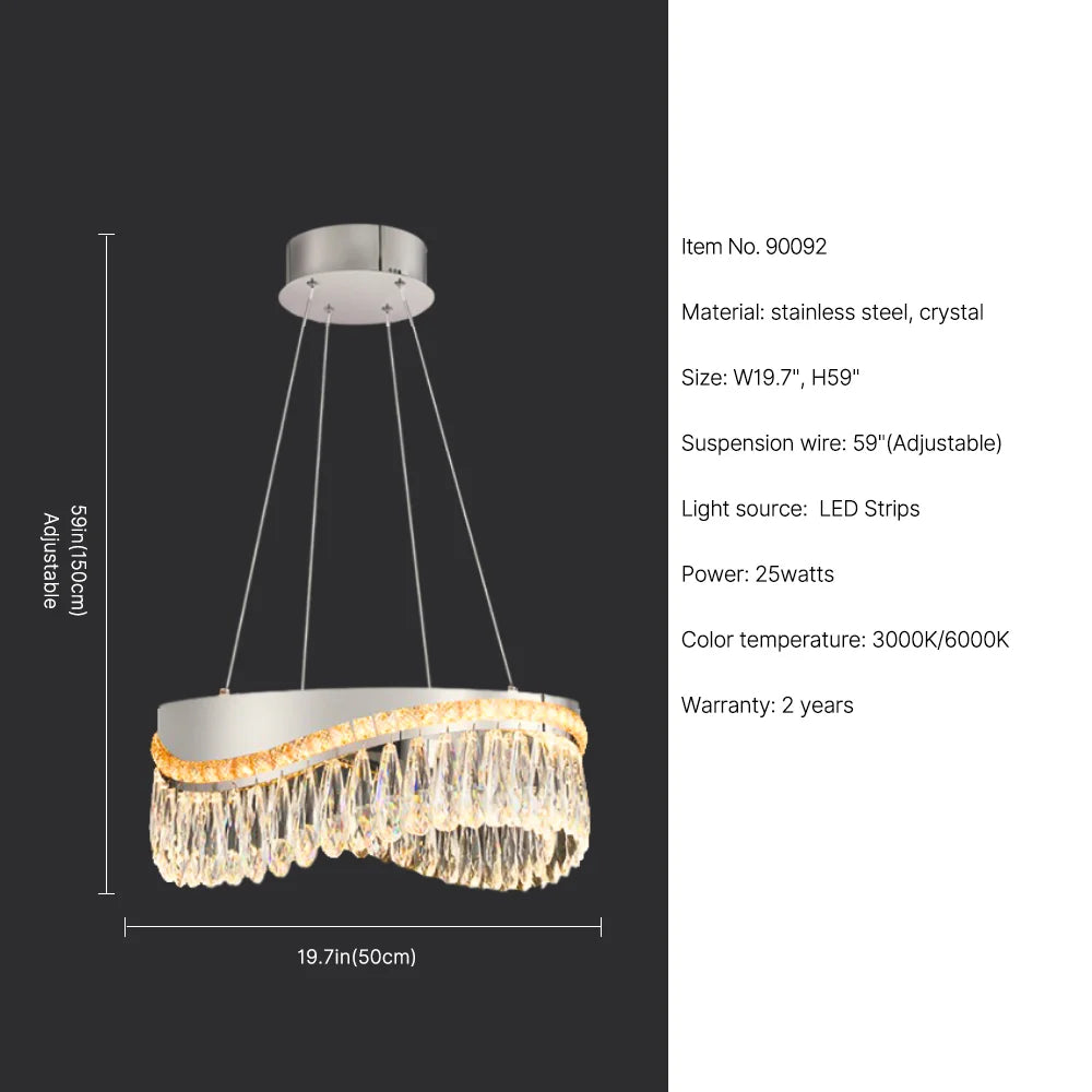 chrome modern contemporary chandelier