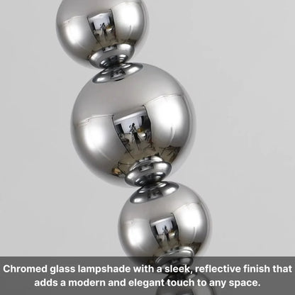 chrome pendant light