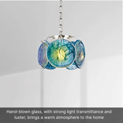 chrome pendant light fixture