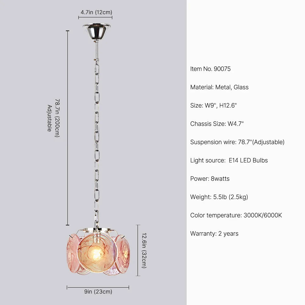chrome pendant light for kitchen island