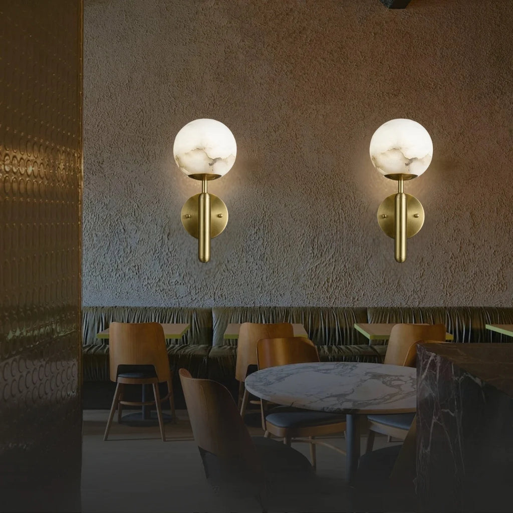 chrome sconce wall light