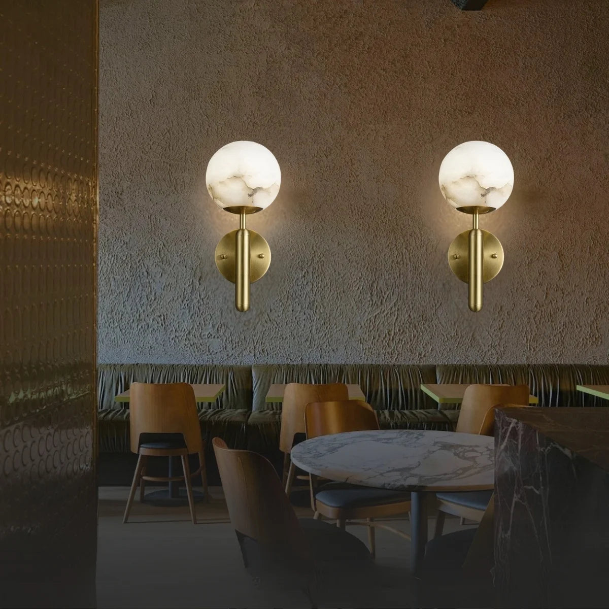 chrome sconce wall light