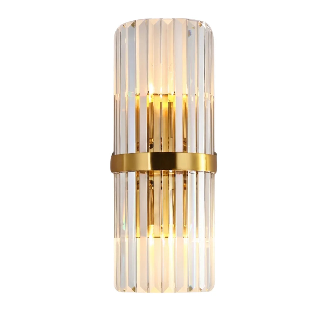 Cilo decorative crystal wall sconce for upscale modern home interiors
