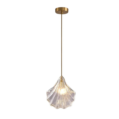 clear glass hanging light
