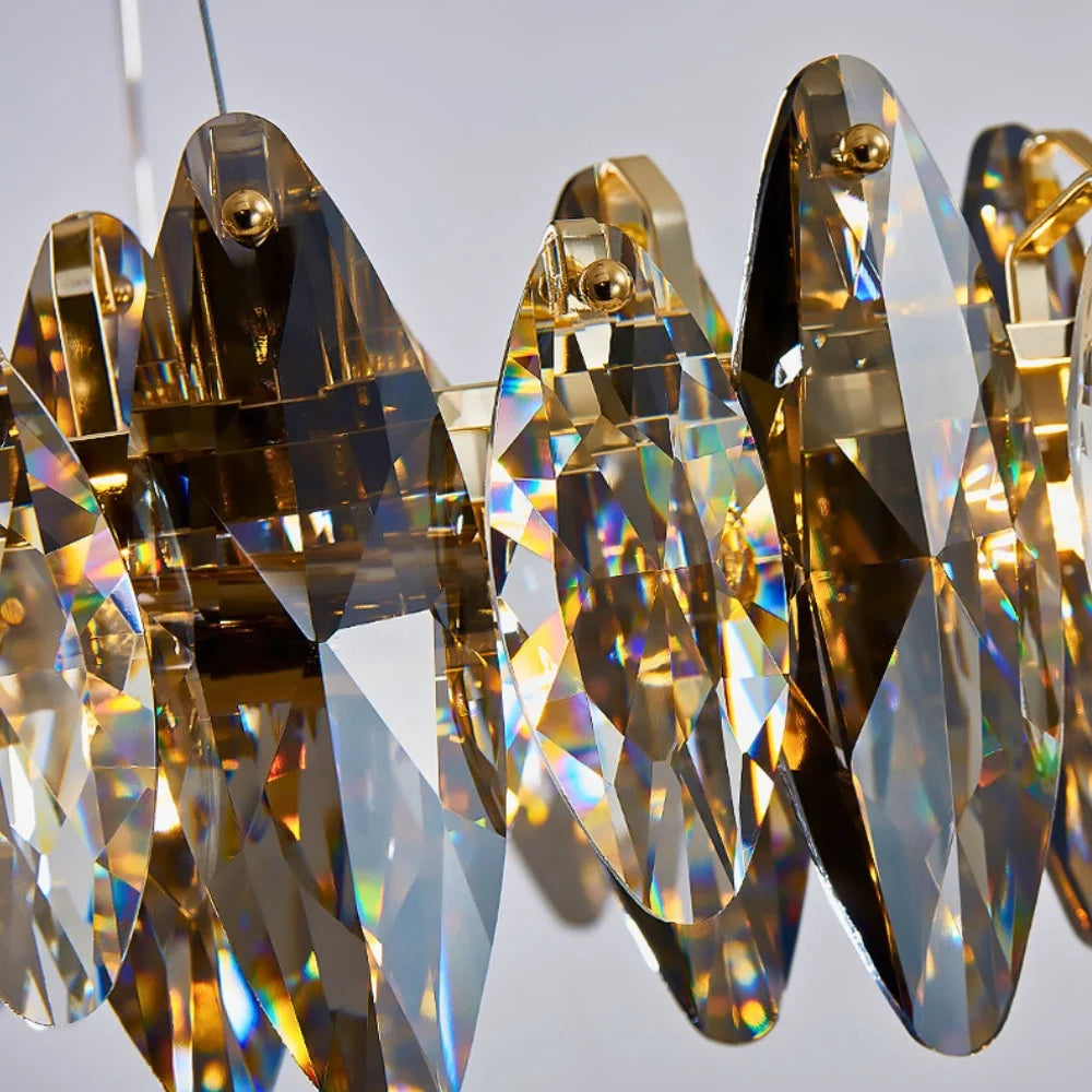 contemporary crystal chandelier