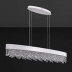 contemporary oval pendant light