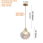 Cora decorative pendant light for warm ambient living room and dining room illumination