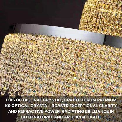 crystal 6 light chandelier​