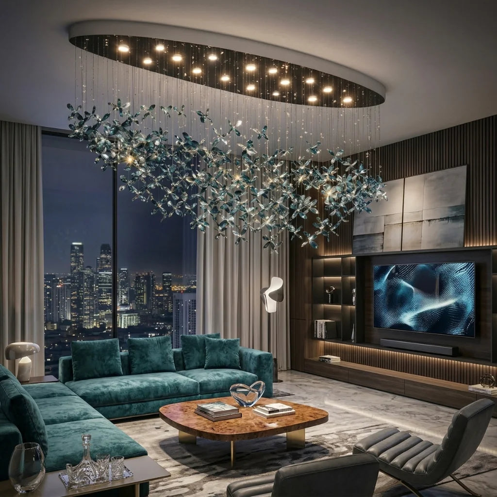 crystal ceiling chandelier