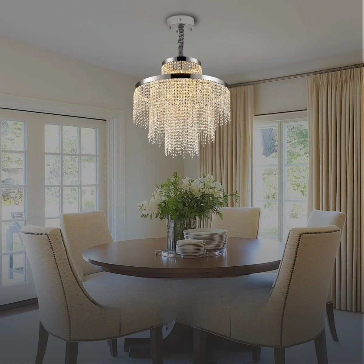 crystal chandelier ceiling light