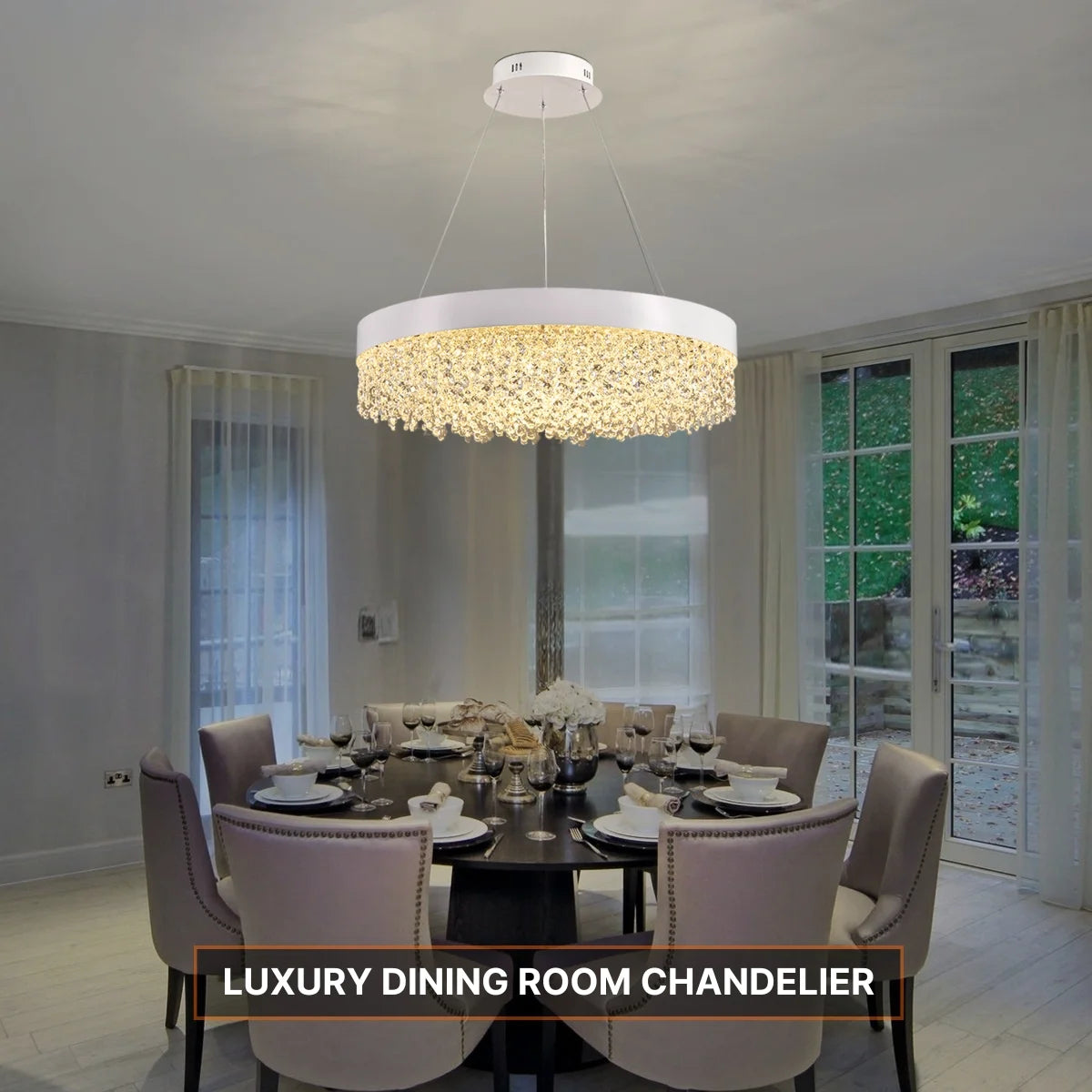 crystal chandelier for dining room