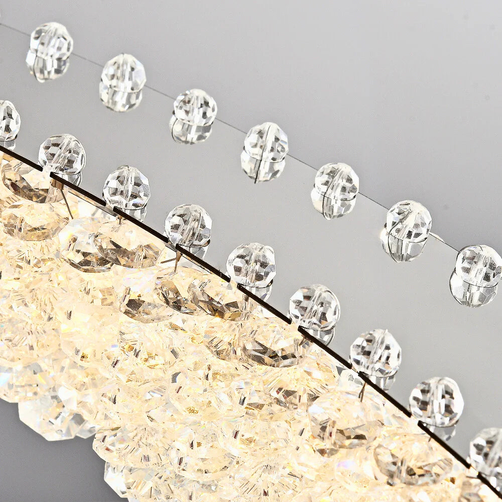 crystal chandelier with gold