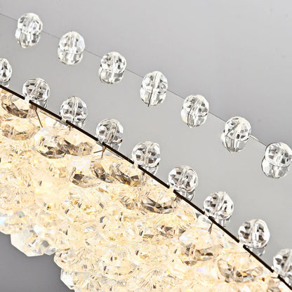 crystal chandelier with gold